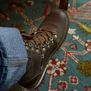 Kodiak Brown Lace Up Boots
